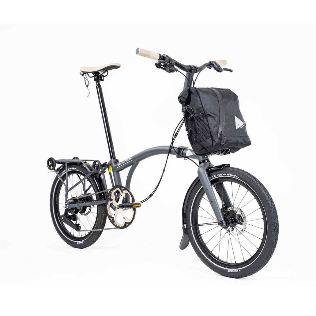 Brompton x and wander G Line 8-Speed Folding Bike -Dark Grey