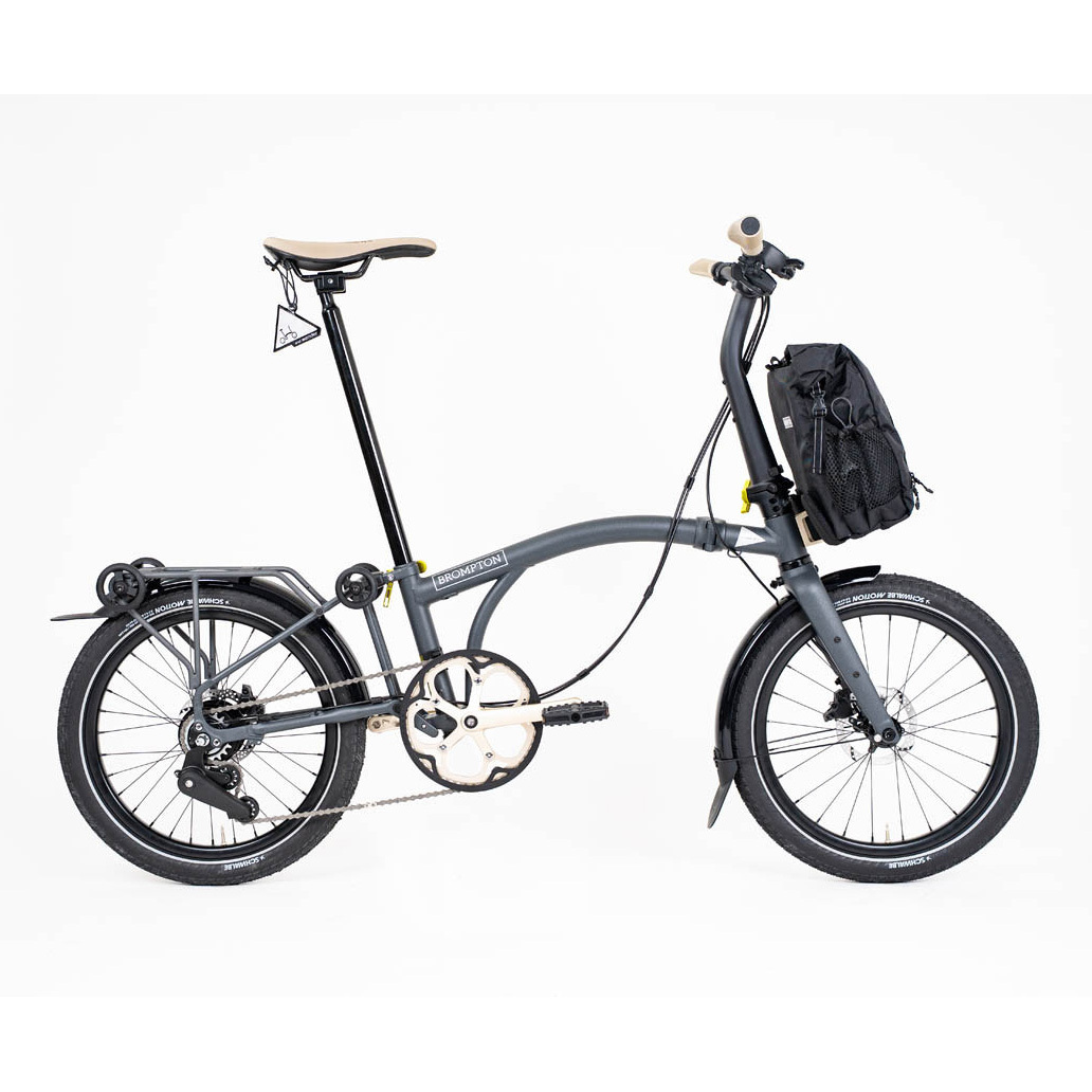 Brompton x and wander G Line 8-Speed Folding Bike -Dark Grey