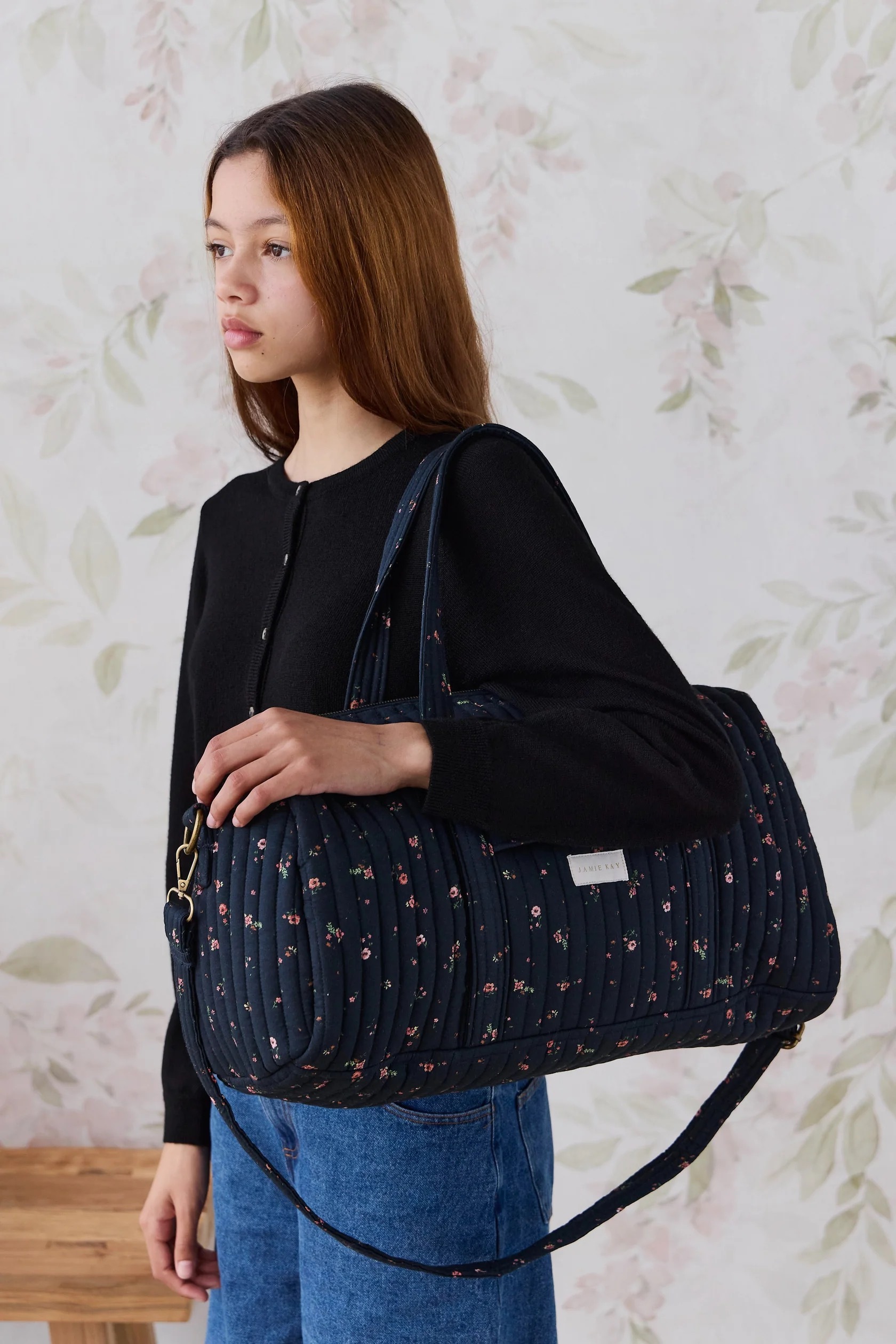 【預購】JAMIE KAY - Adelaide Quilted Overnight Bag（Eloise Navy）