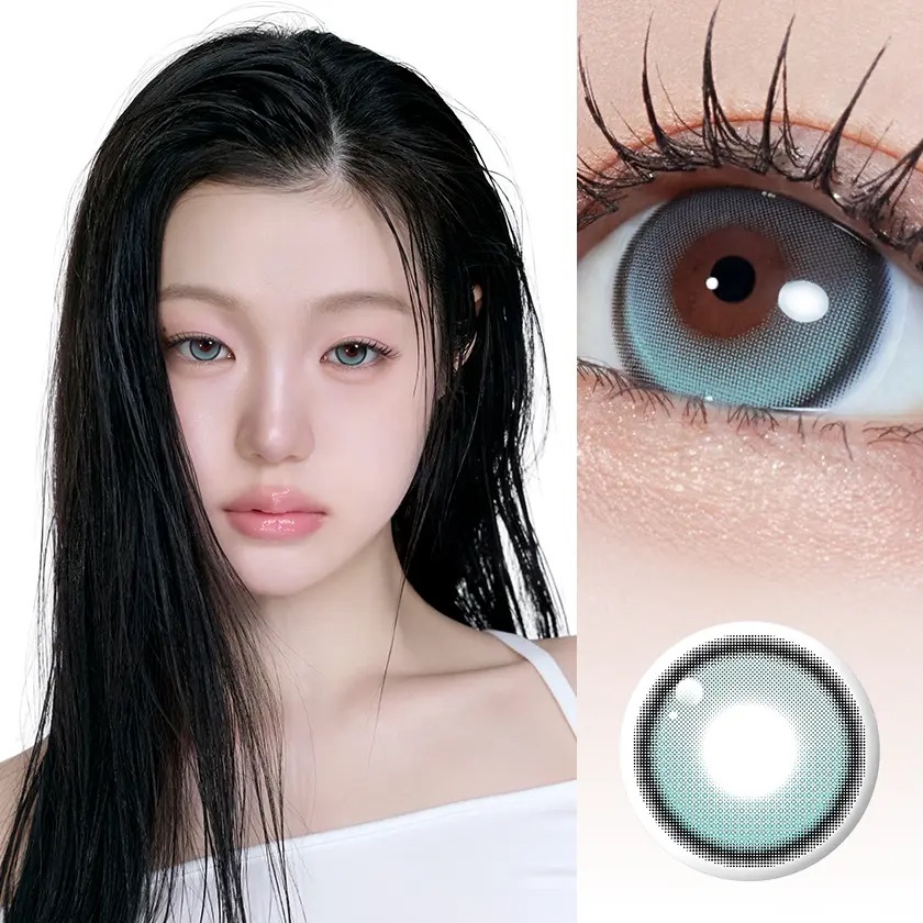 [13.5mm] FiPN Biv Grande Fixing 1 Month Mint｜月拋彩妝隱形眼鏡｜每盒2片