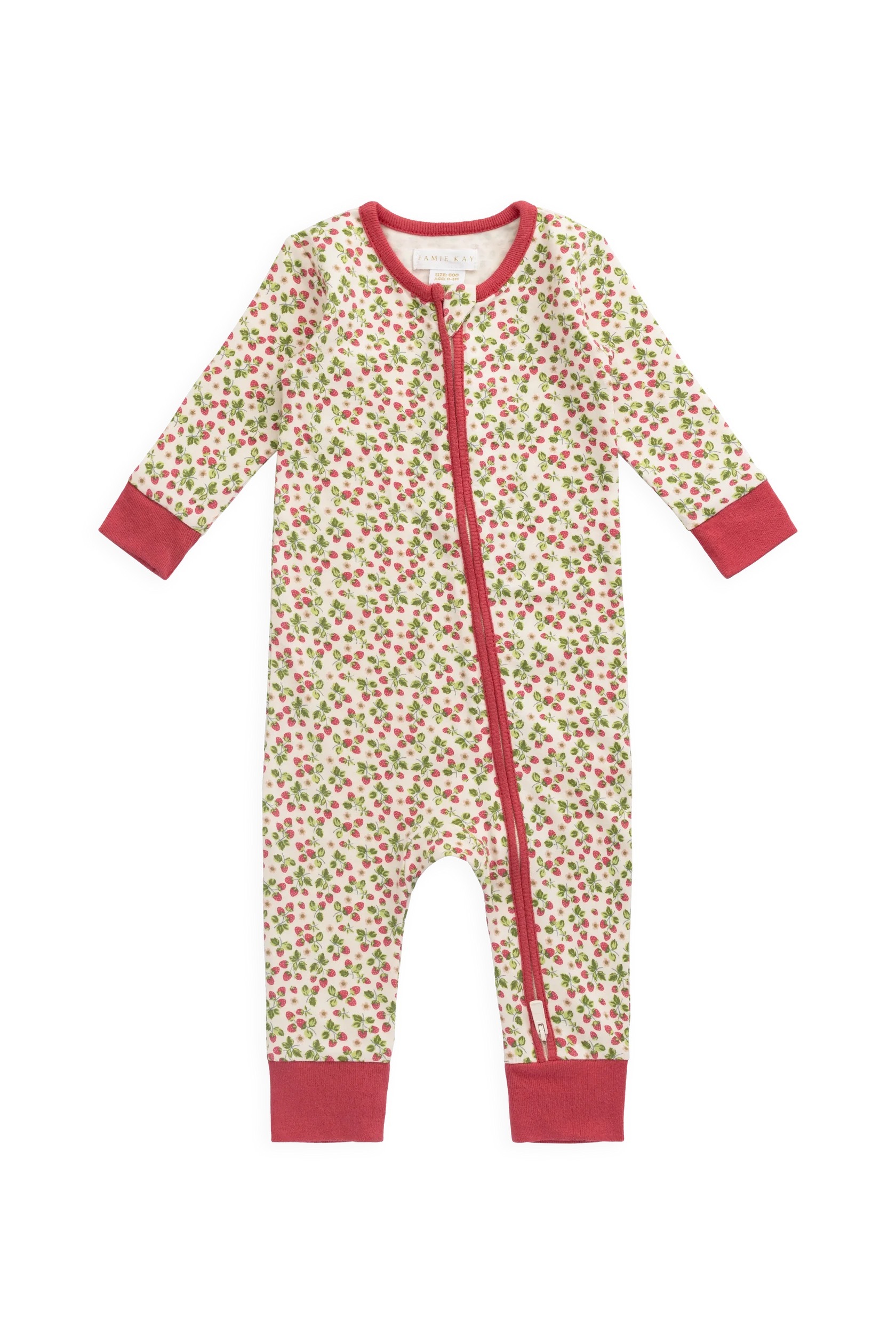 【預購】JAMIE KAY - Organic Cotton Jude Onepiece（Cottage Strawberries）