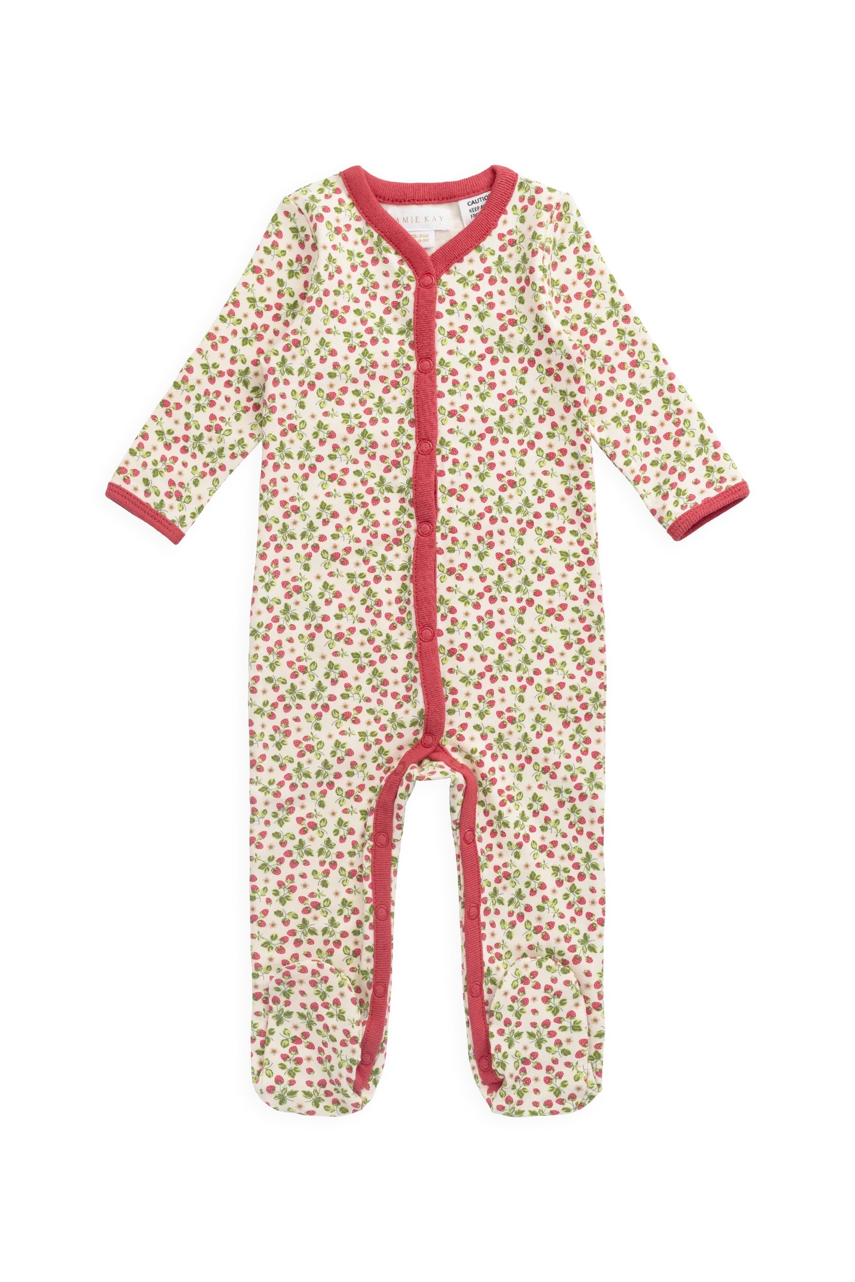 【預購】JAMIE KAY - Organic Cotton Murphy Onepiece（Cottage Strawberries）