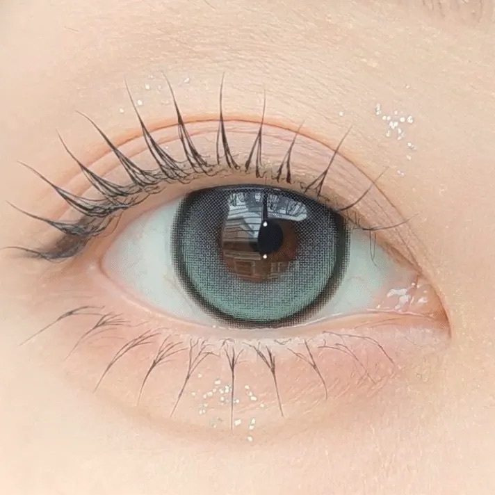 [13.5mm] FiPN Biv Grande Fixing 1 Month Khaki｜月拋彩妝隱形眼鏡｜每盒2片