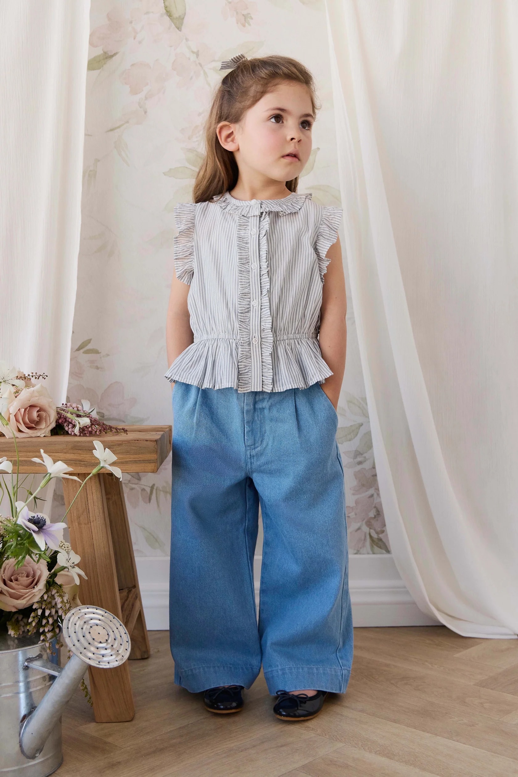【預購】JAMIE KAY - Organic Cotton Calianna Top（Harbour Stripe）