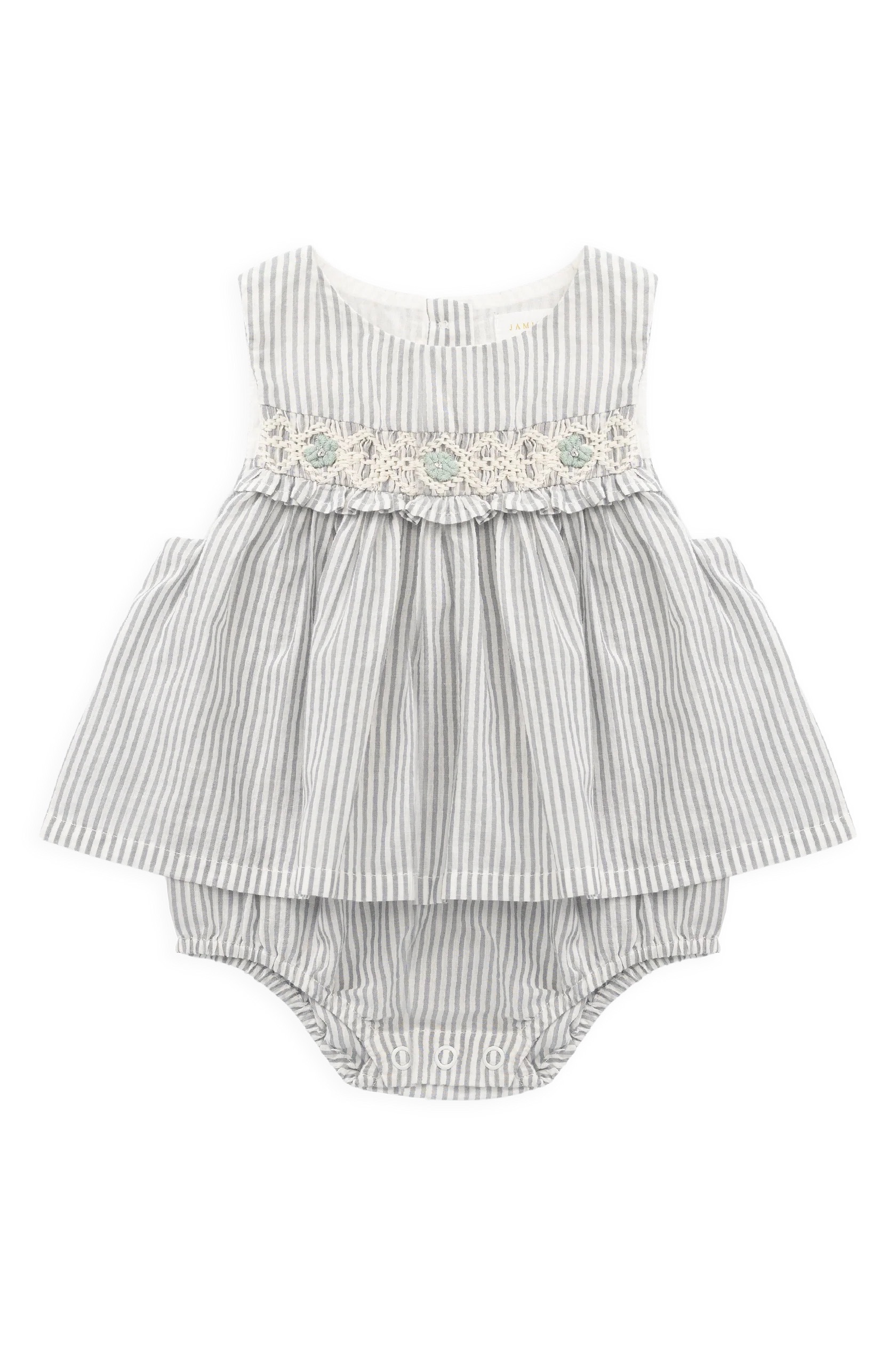 【預購】JAMIE KAY - Organic Cotton Gracen Playsuit（Harbour Stripe）