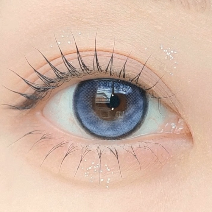[13.5mm] FiPN Biv Grande Fixing 1 Month Denim｜月拋彩妝隱形眼鏡｜每盒2片