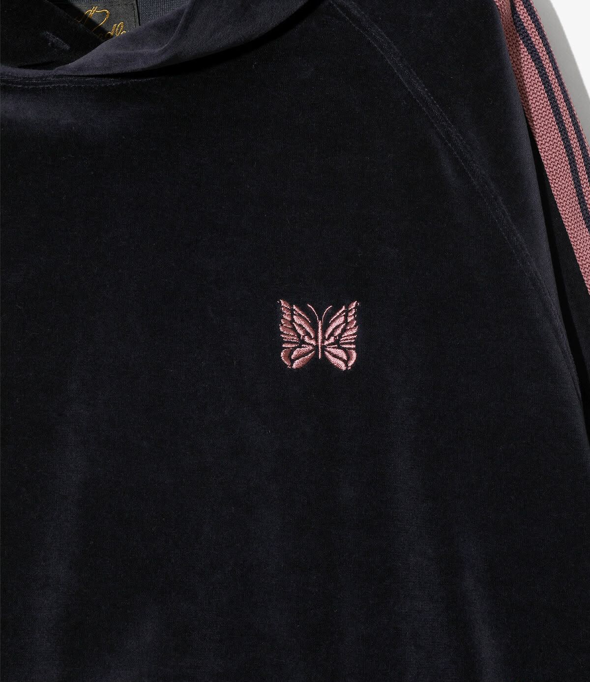 Needles FW26 Track Hoodie Velour - Navy
