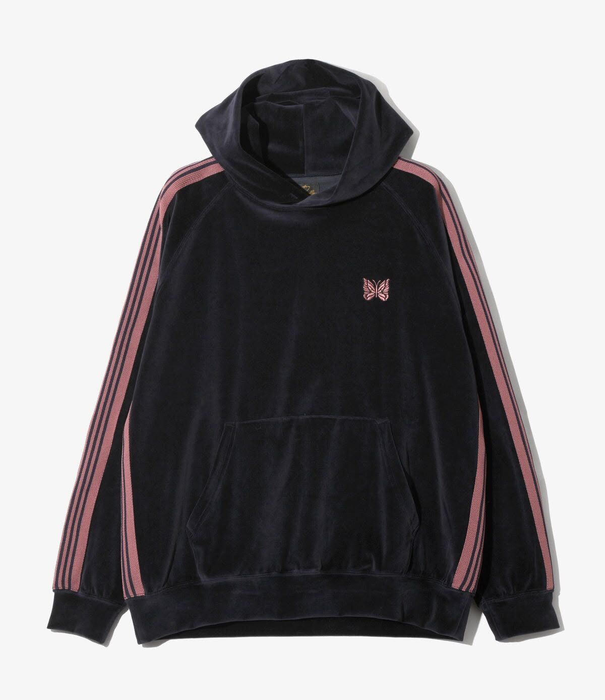 Needles FW26 Track Hoodie Velour - Navy