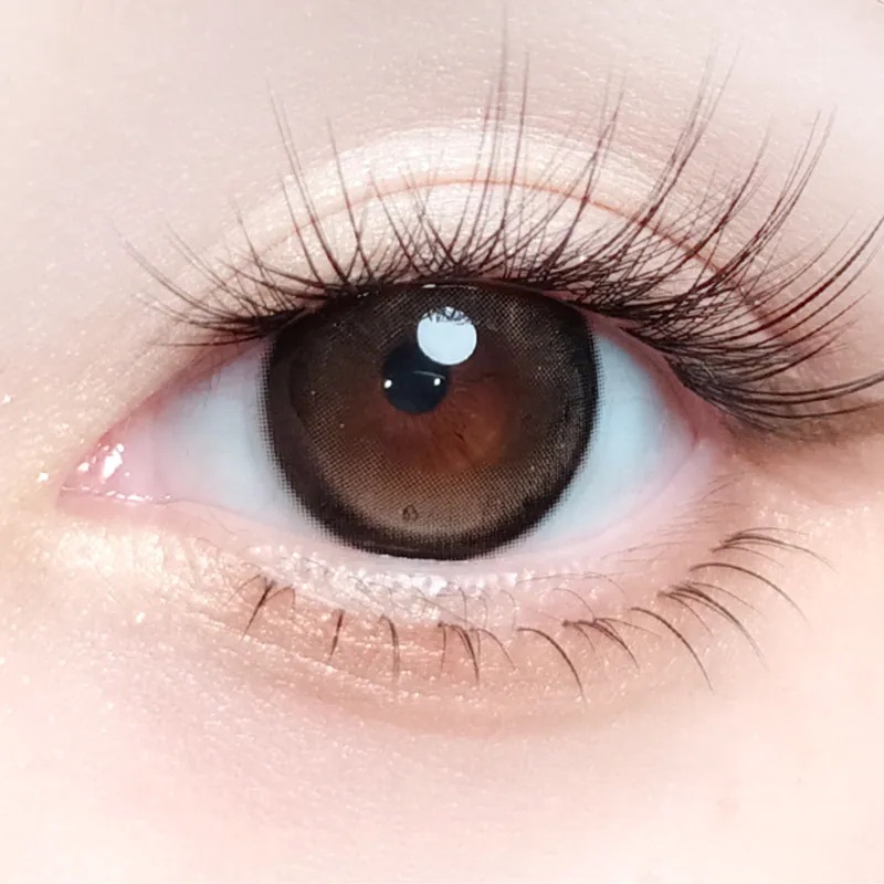 [月拋] OLOLA 1 Month Aube Brown｜月拋彩妝隱形眼鏡｜每盒2片