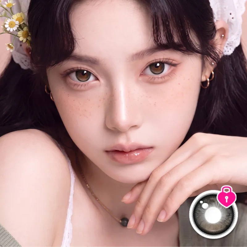[月拋] OLOLA 1 Month Aube Brown｜月拋彩妝隱形眼鏡｜每盒2片