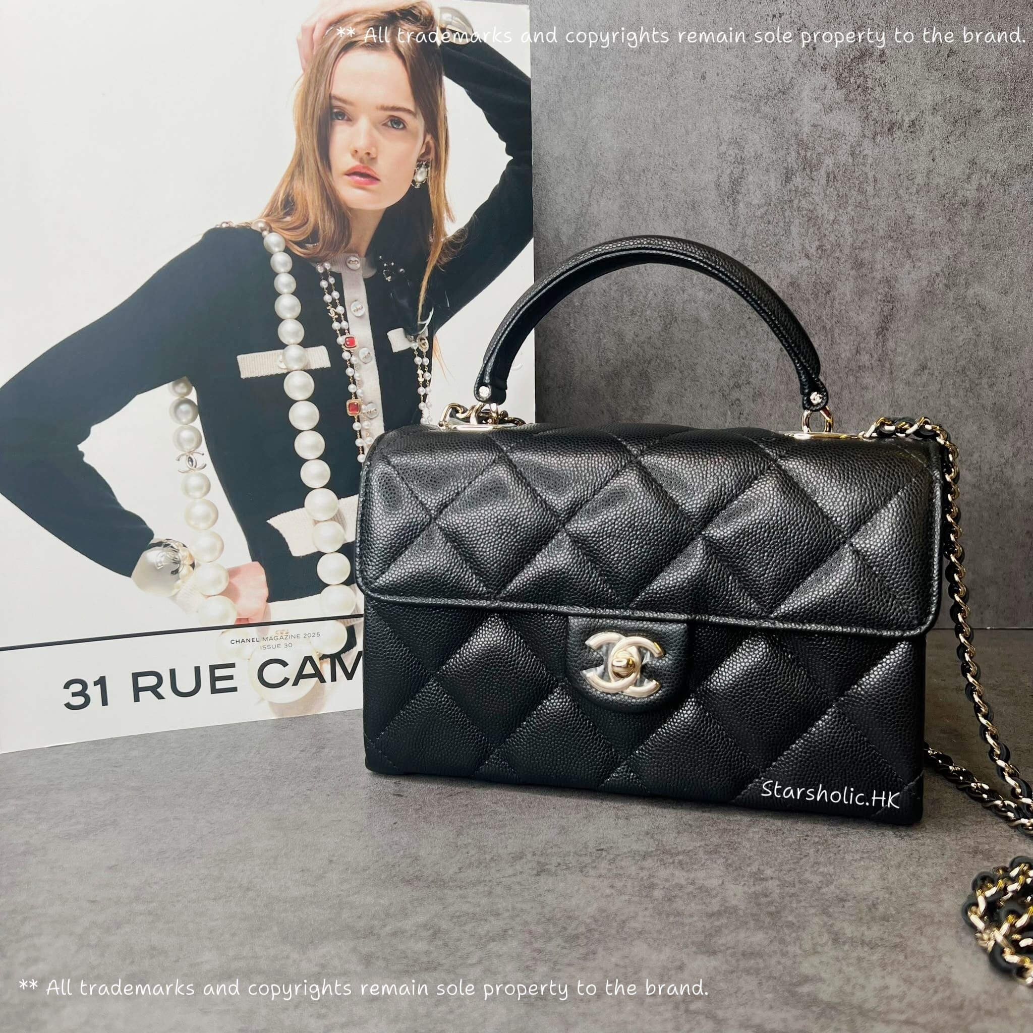 CHANEL 19cm Flap With Handle