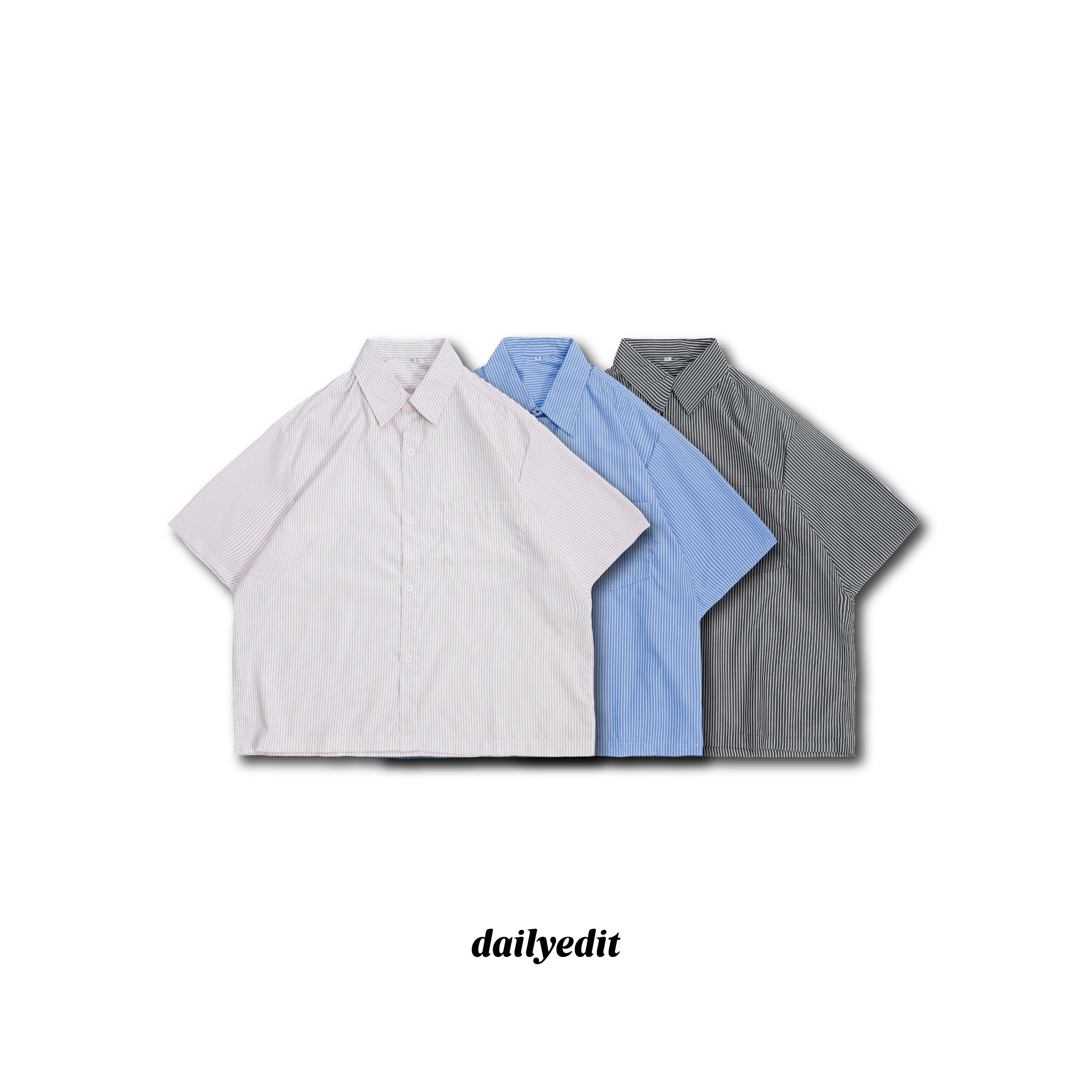 空氣感條紋襯衫 Relax Striped Shirt ST-010