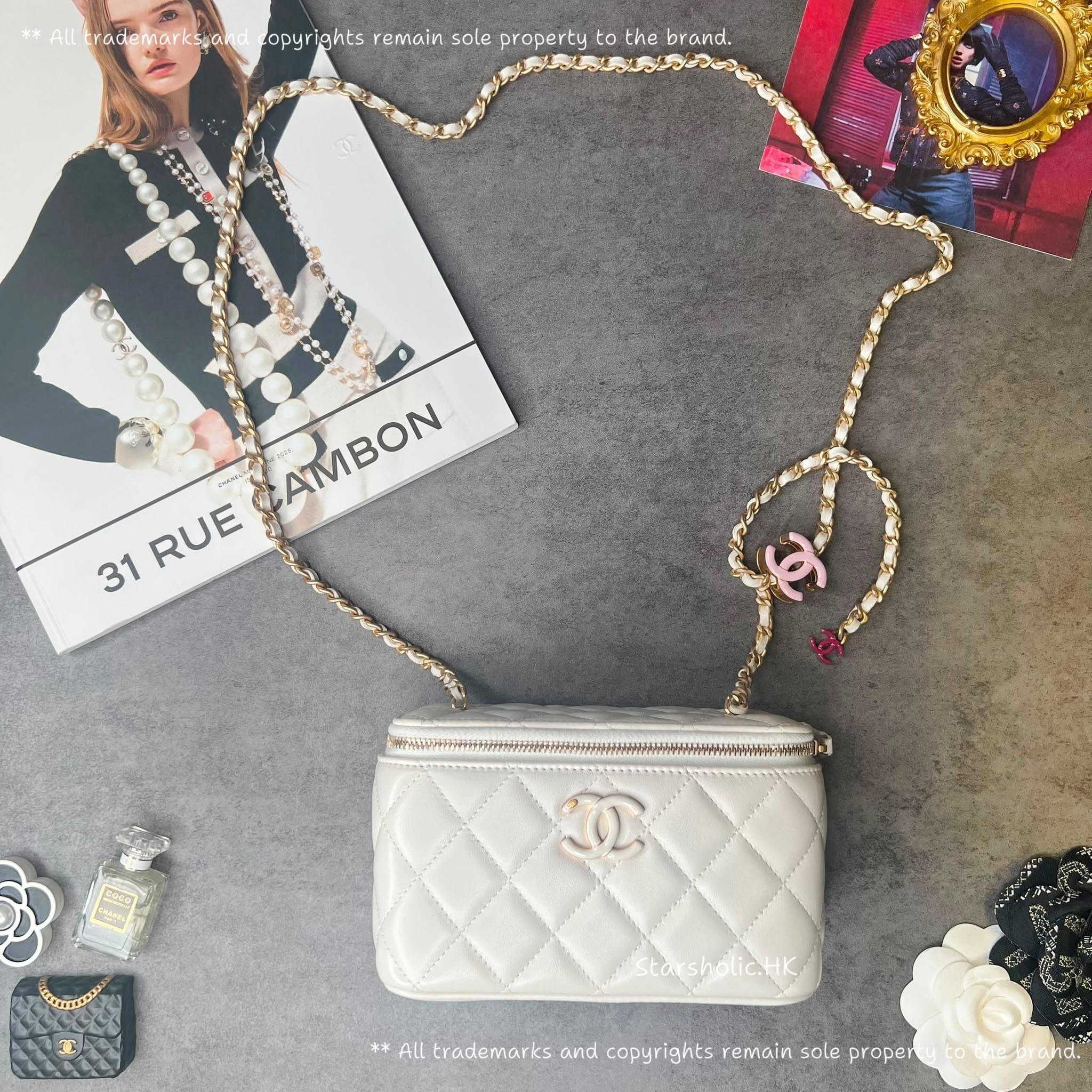 CHANEL 琺瑯扣 Vanity Case