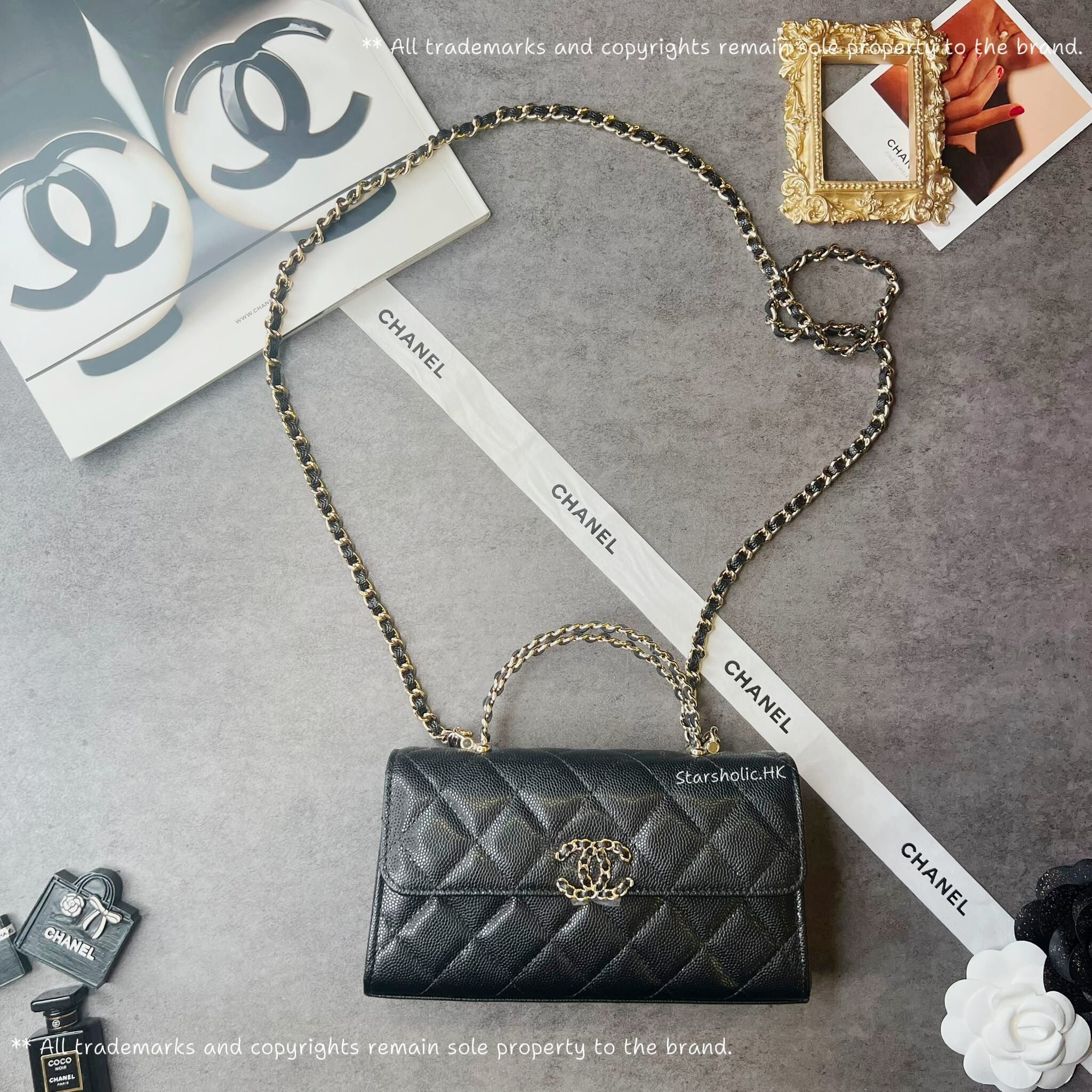 CHANEL Top Handle With Chain