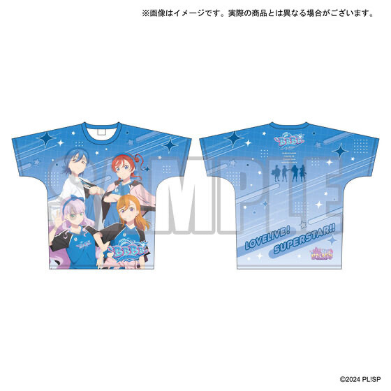 257152 Pbandai 預訂 2027/1月 ラブライブ！スーパースター!! 結ヶ丘女子購買部 Liella! 結女体育祭 優勝記念グッズ　フルグラフィックTシャツ＆賞状