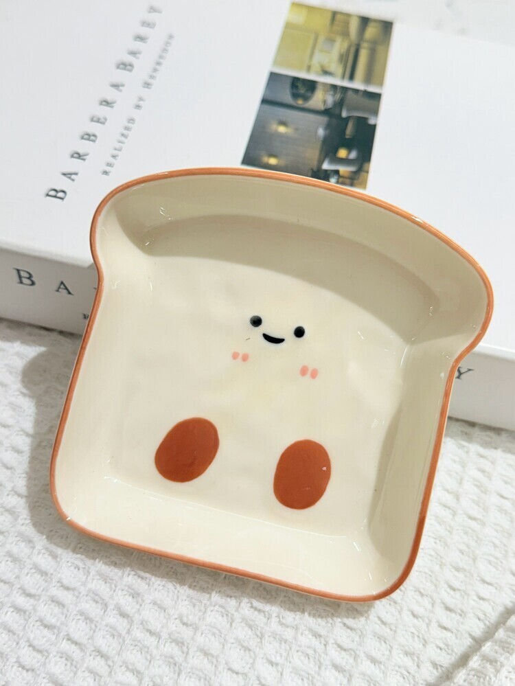 胖胖腮紅吐司小碟子『約11.2*11*深度2.7cm』