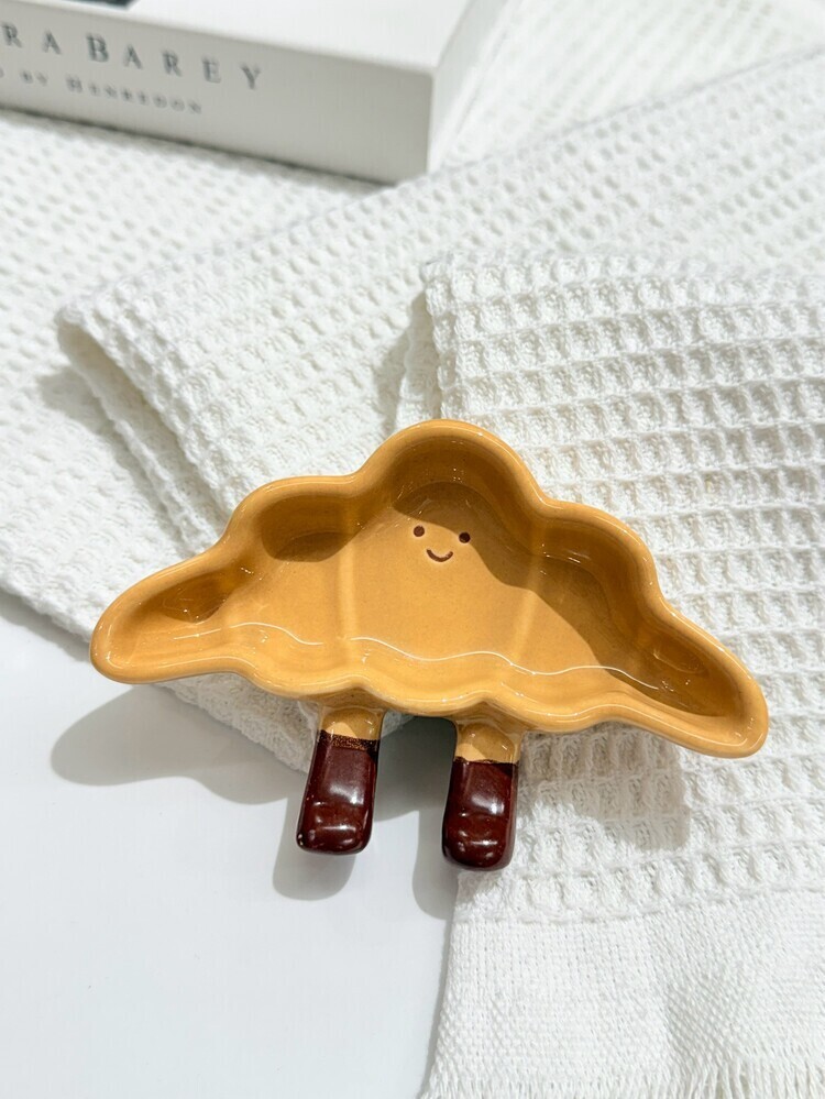 可頌麵包小碟子『約12.5*8.5*深度2cm』