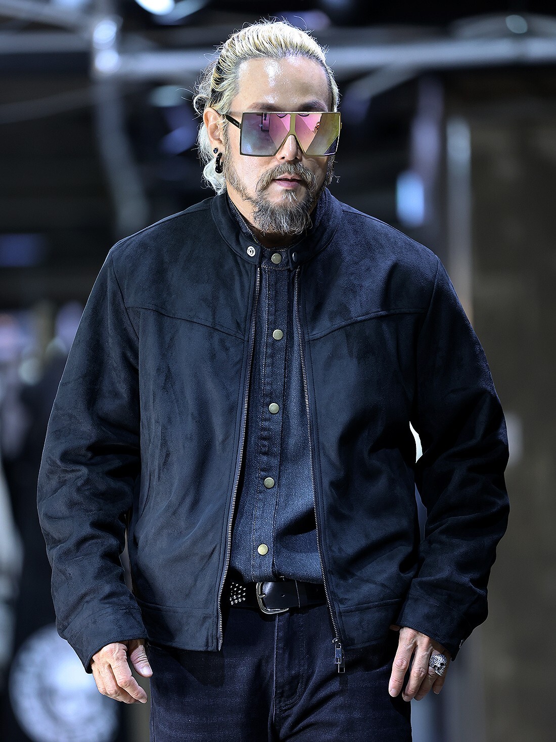 Vegan Suede Biker Jacket