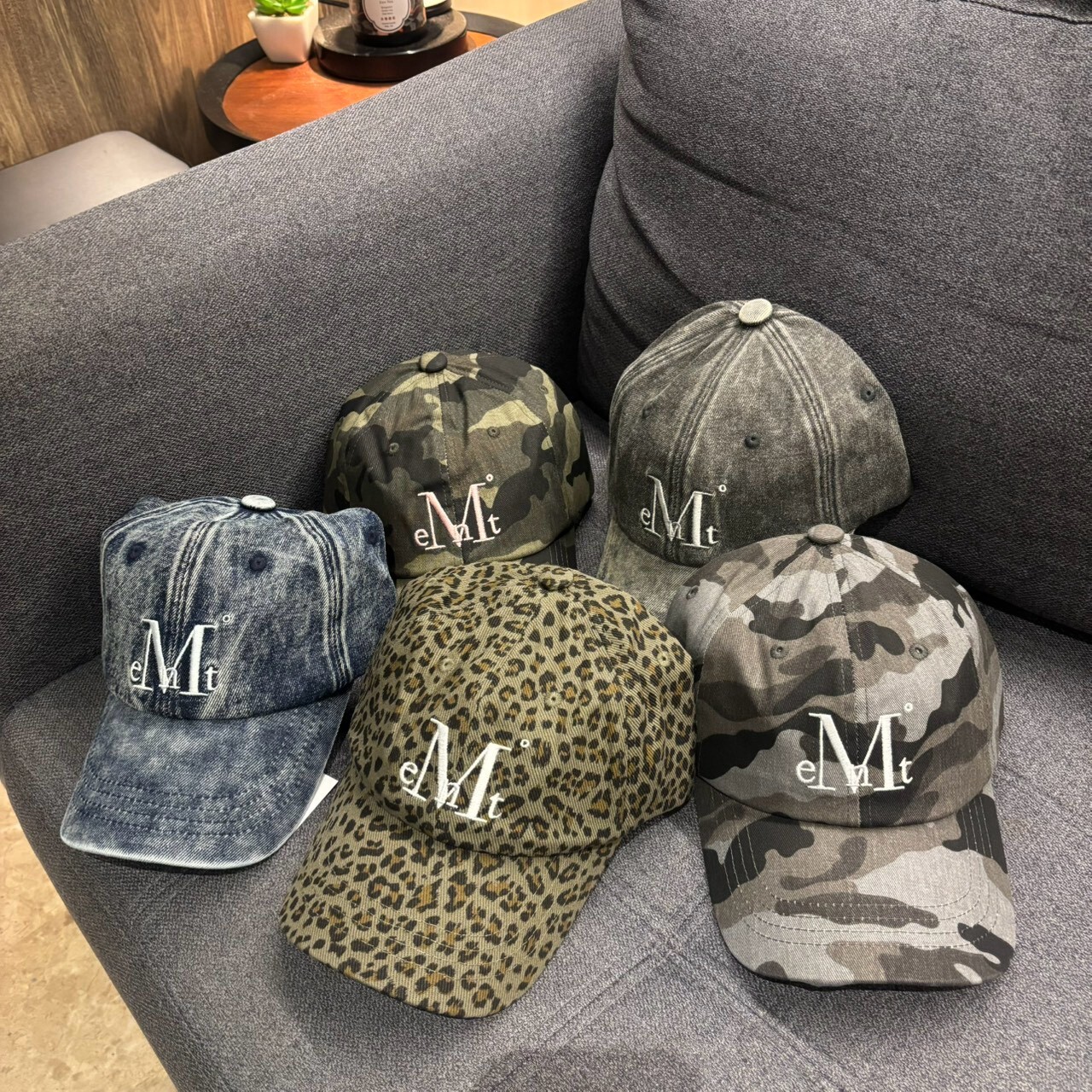 韓國 MUCENT 豹紋迷彩水洗系列