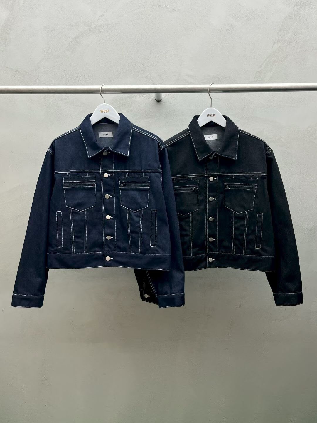 原色牛仔褸 West-027JK