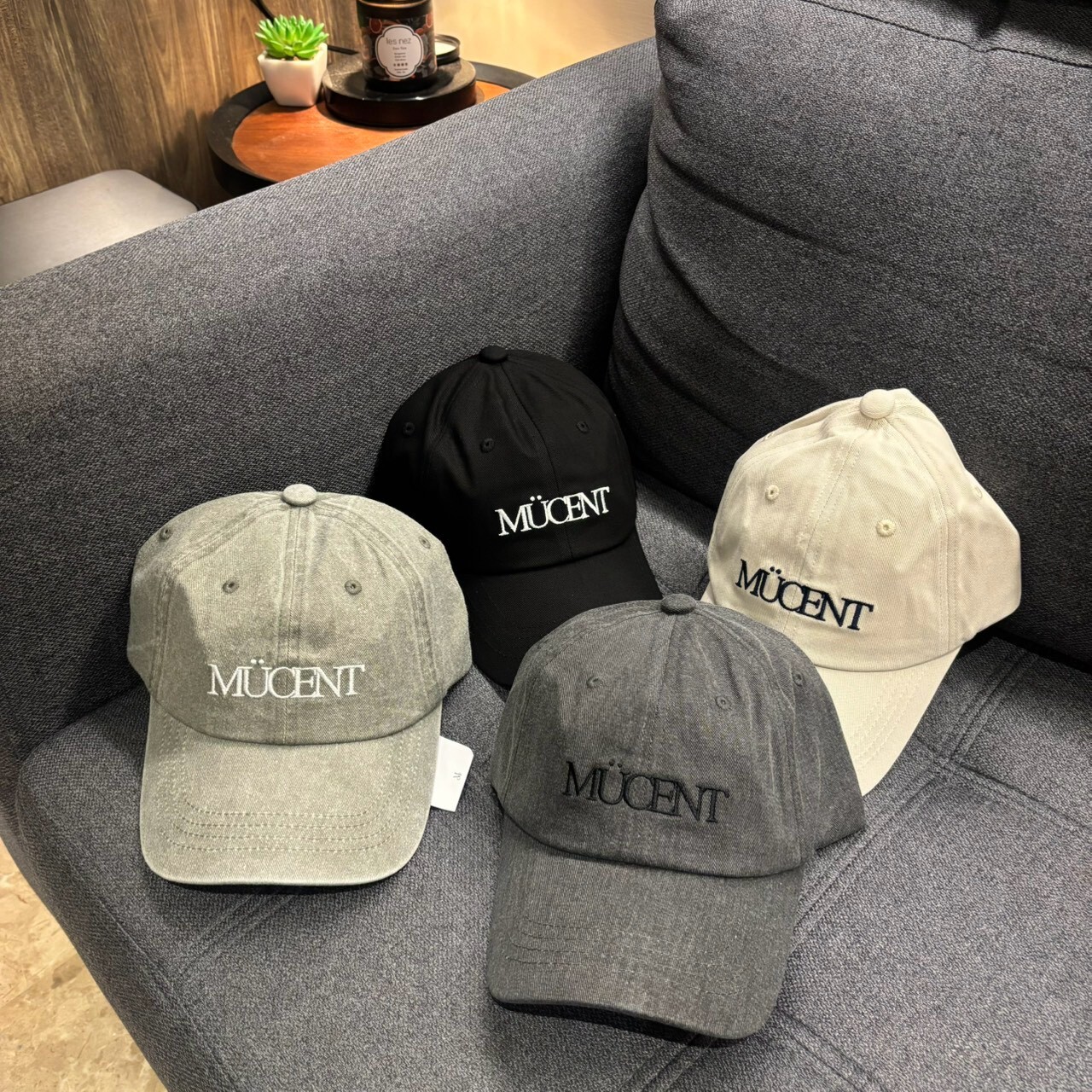 韓國 MUCENT 復古字母老帽
