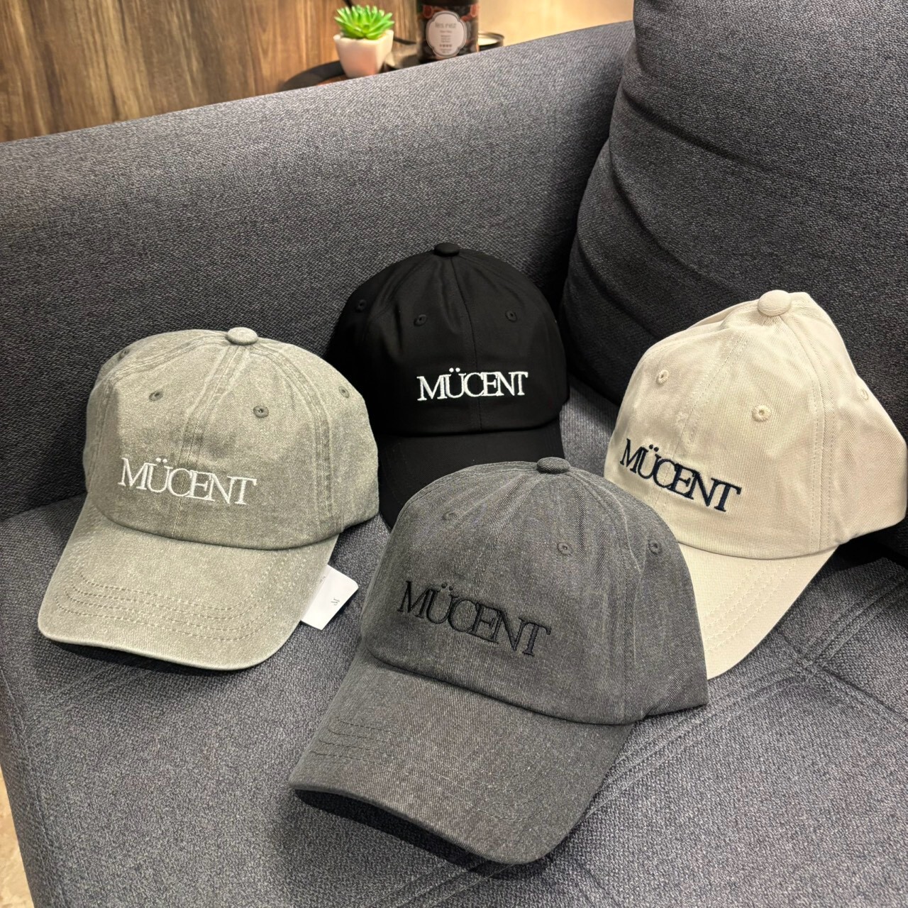 韓國 MUCENT 復古字母老帽