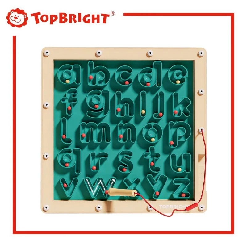 TOPBRIGHT ABC 磁吸字母描繪學習板