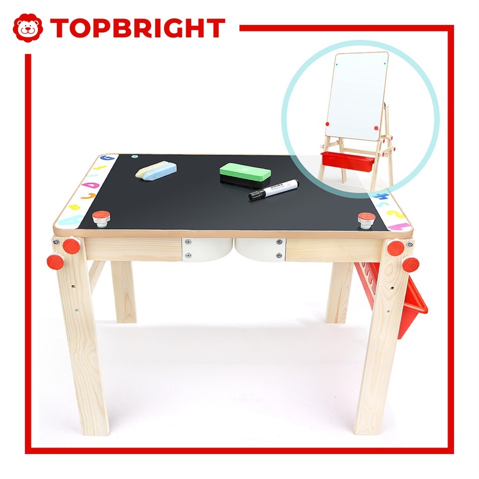 TOPBRIGHT 二合一 活動畫架及兒童工作枱