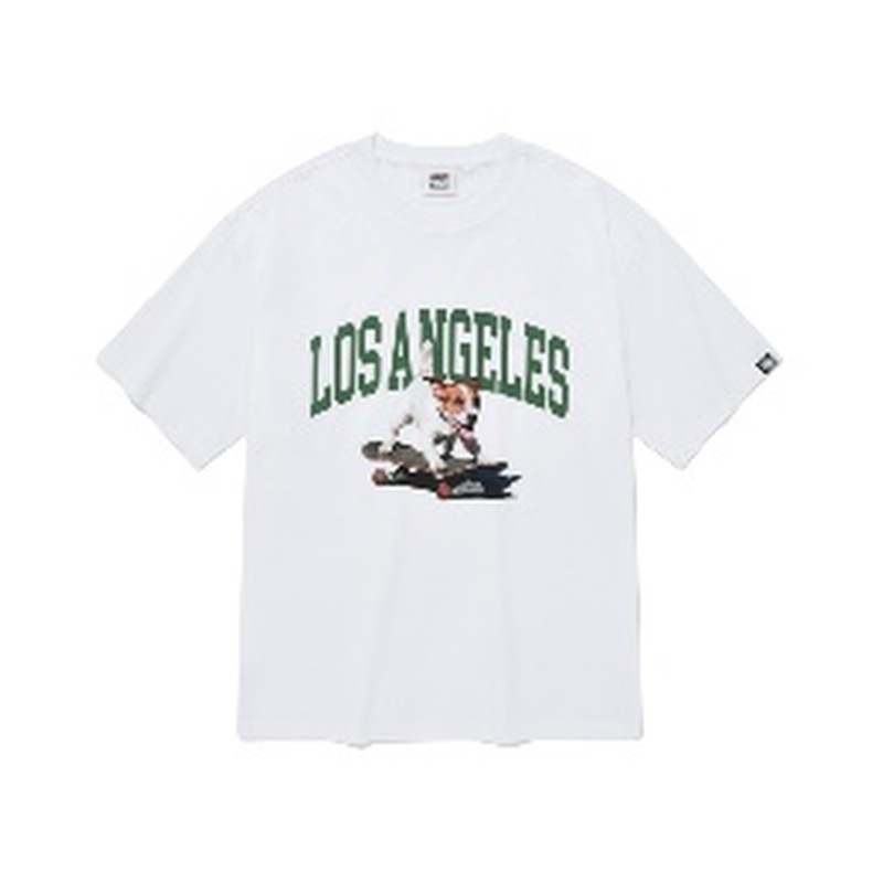KOR-CCG0911-067 小狗白T卹 VSW Puppy T-Shirts White (B3XS/B3S/B3M/B3L/B3XL)
