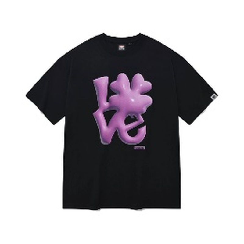KOR-CCG0911-084 3D 愛心T卹 黑色 VSW 3D Love T-Shirts Black (B20XS/B20S/B20M/B20L/B20XL)