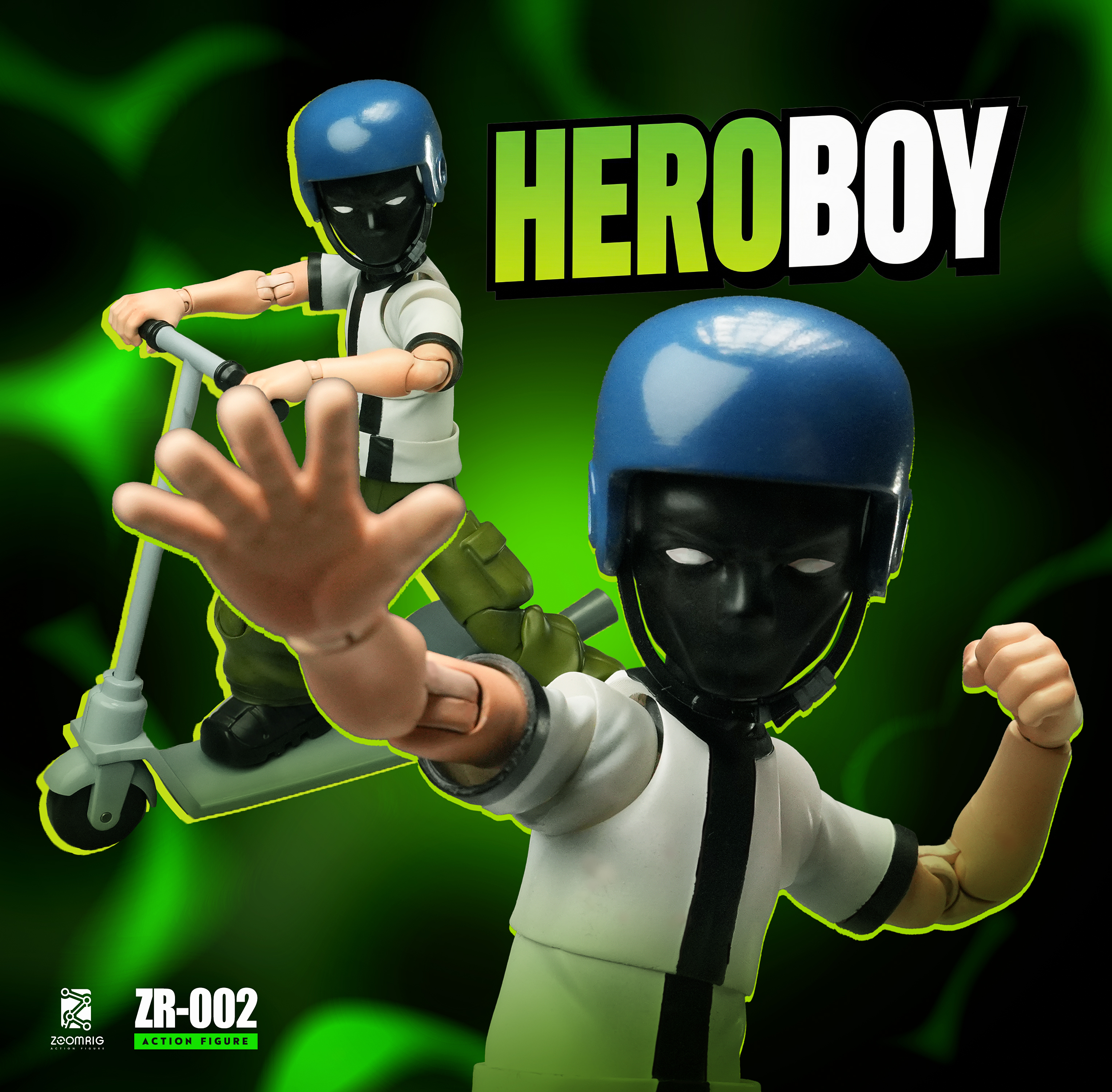 (Pre-Order) ZOOMRIG - 1/12 HEROBOY Action Figure (ZR-002) + Mystery Pack (TN-002)