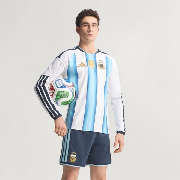 Adidas 愛迪達 Afa H Jsy Aul KA8068 男 世界盃 阿根廷 26 主場 長袖球衣 白藍