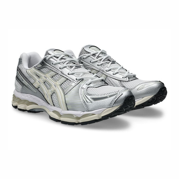 Asics 亞瑟士 GEL-Kayano 12.1 1203A759-106 男女 休閒鞋 復古 流行 銀 米