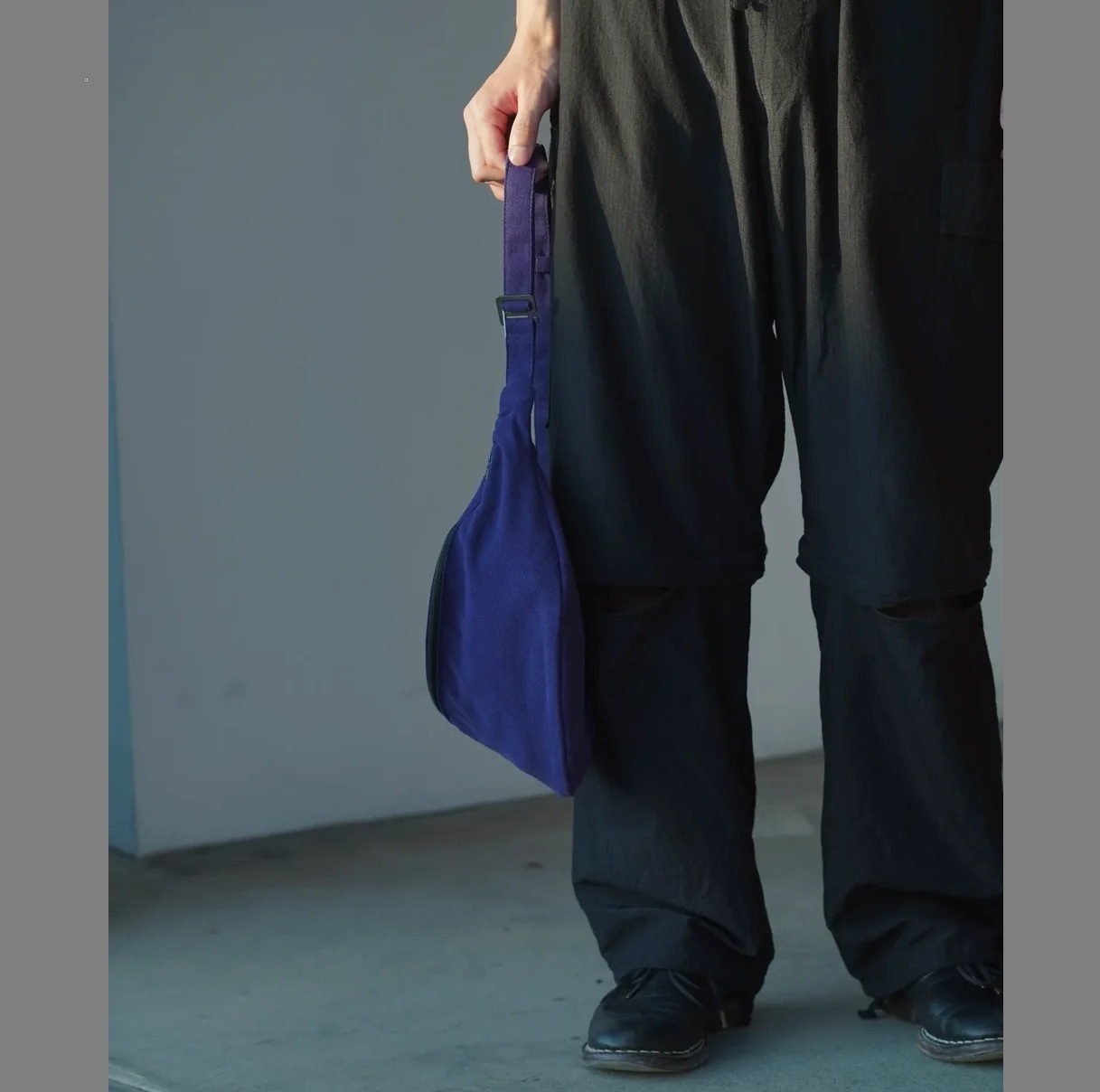 COMOLI SILK NEP WAIST BAG - PRE ORDER ITEM (預訂中)