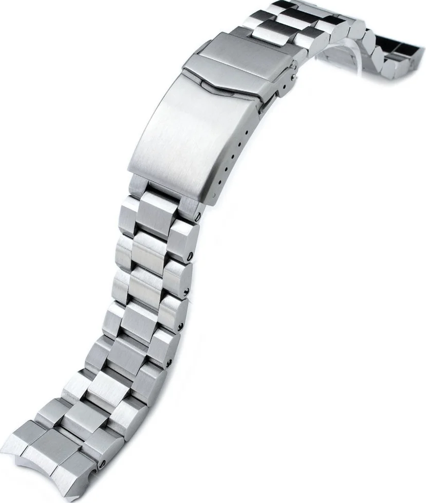 萬年鐘錶 - 太空人錶帶 SEIKO 精工小MM 代用鋼錶帶 SBDC001 SBDC031 SBDC081 凱撒三板式不鏽鋼V形潛水扣 SS201820B042