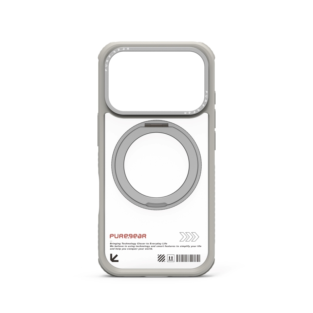 iPhone 18 冰霧防摔旋轉支架保護殼MagSafe / 象牙灰