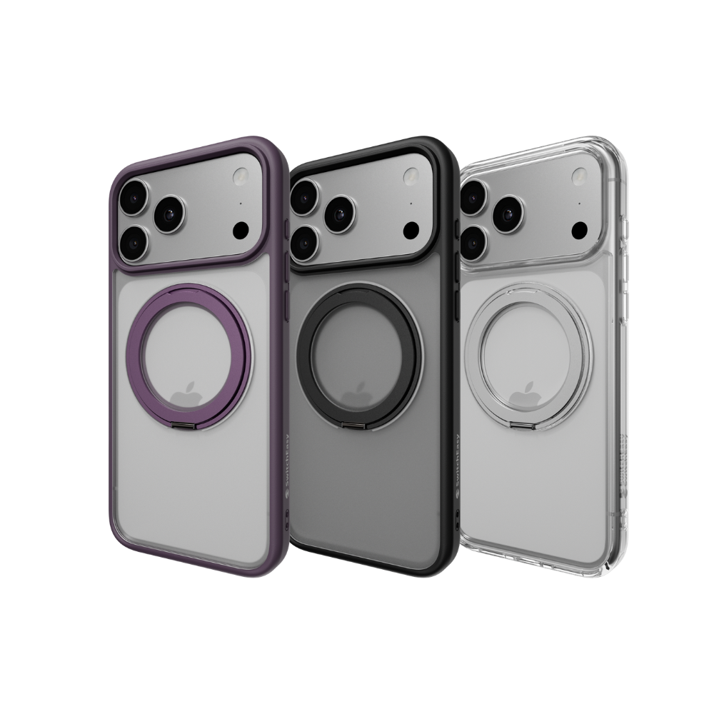【 SwitchEasy 】 iPhone 18 系列 磁吸支架防摔手機殼 MagStand 360 M -支援Mag safe（紫/黑/透明）