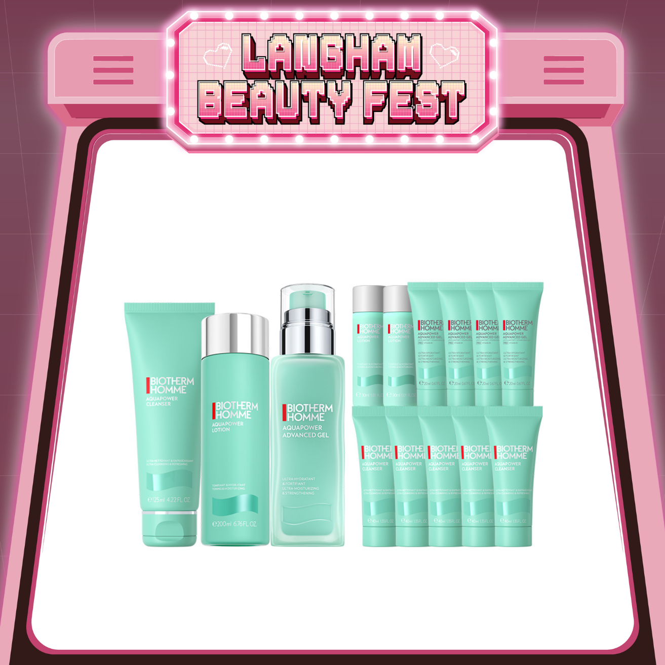 BIOTHERM 男士温泉強效保濕全效套裝