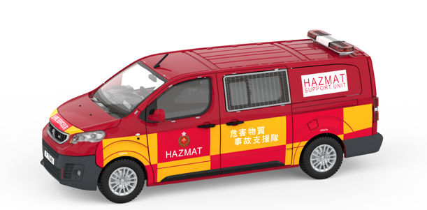 Tiny 城市 合金車仔 - 標緻 Expert 消防處 HAZMAT (F7946)