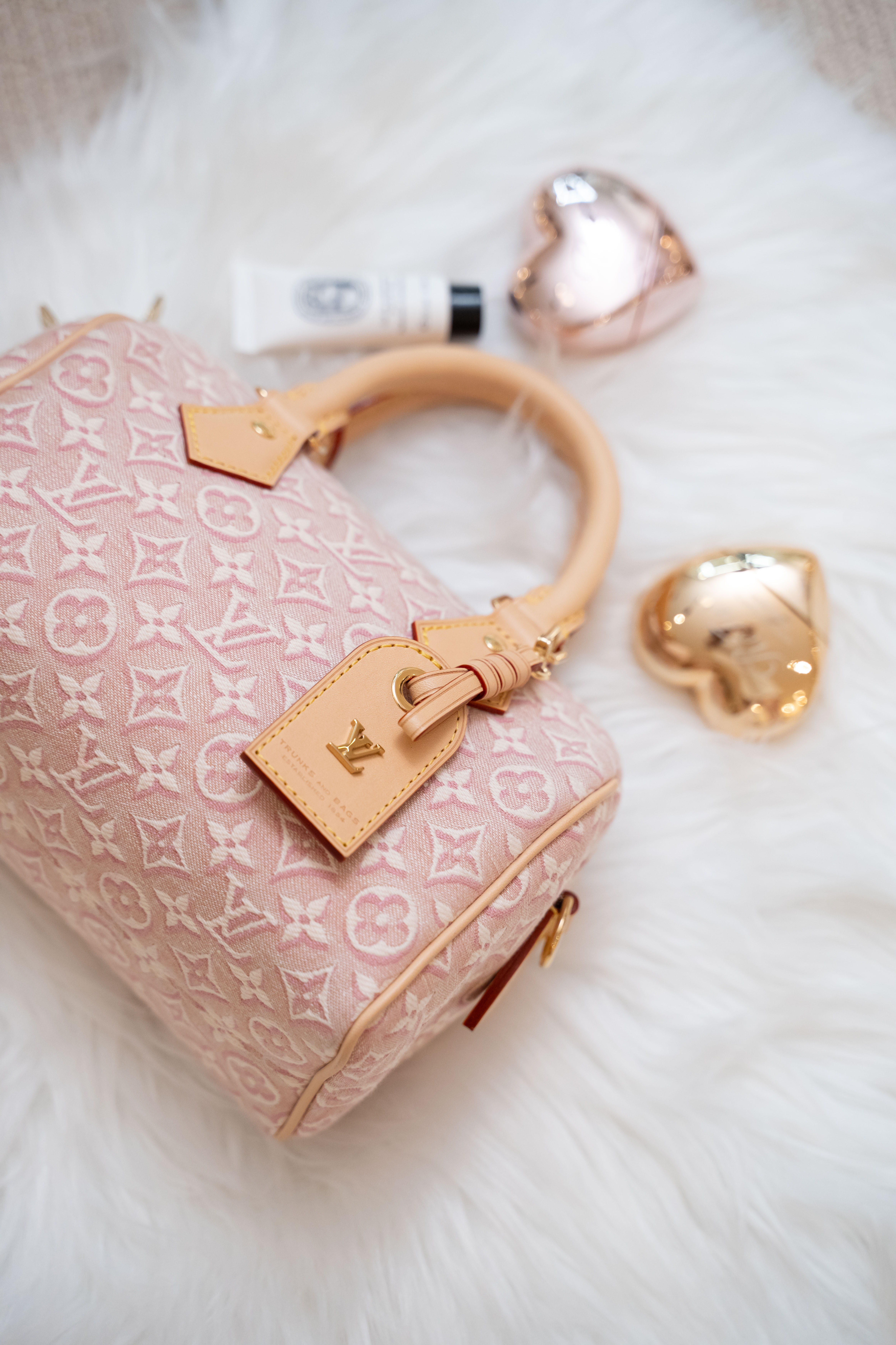 Louis Vuitton Speedy Bandoulière 20 Monogram 玫瑰粉