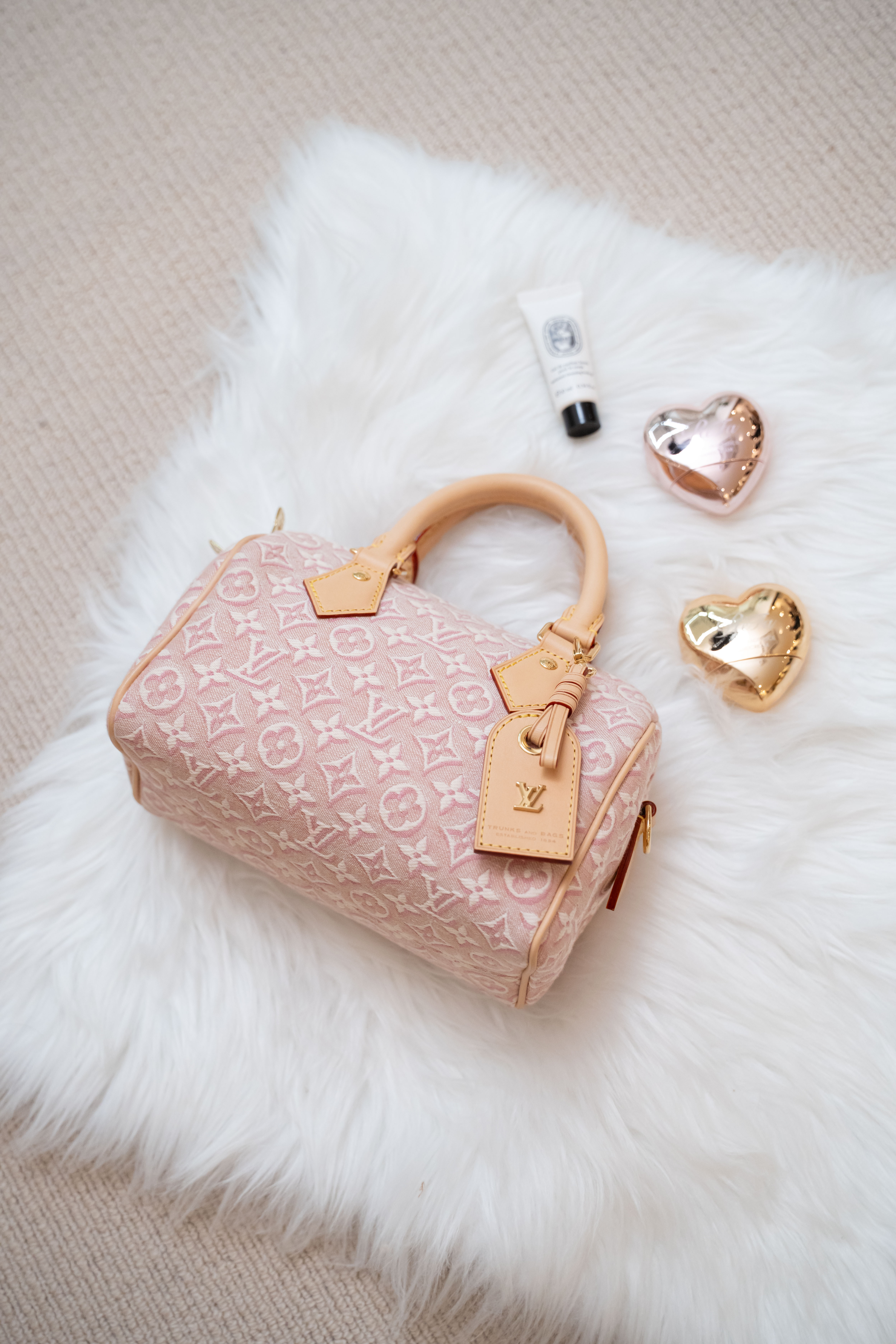 Louis Vuitton Speedy Bandoulière 20 Monogram 玫瑰粉