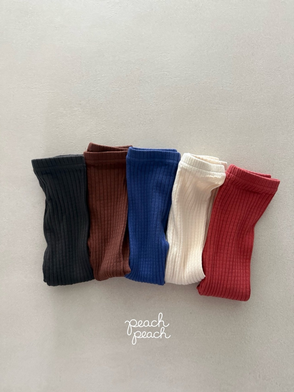 正韓秋PEACHPEACH 五色直抗條內搭褲