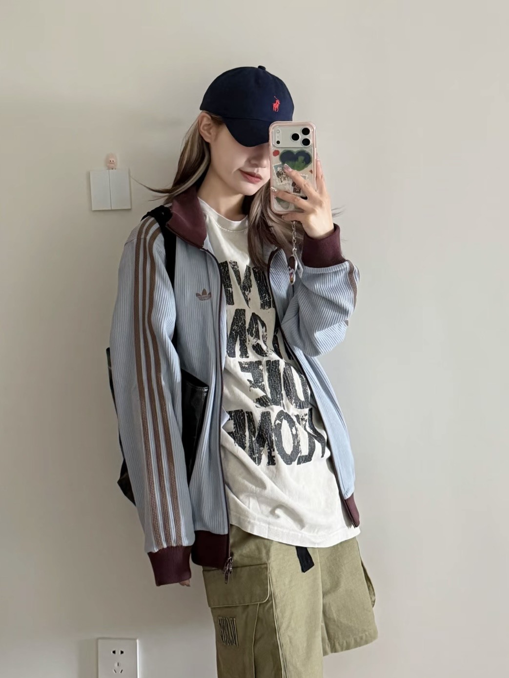（預購）限時接單🔥Adidas Originals 華夫格 立領外套 2色