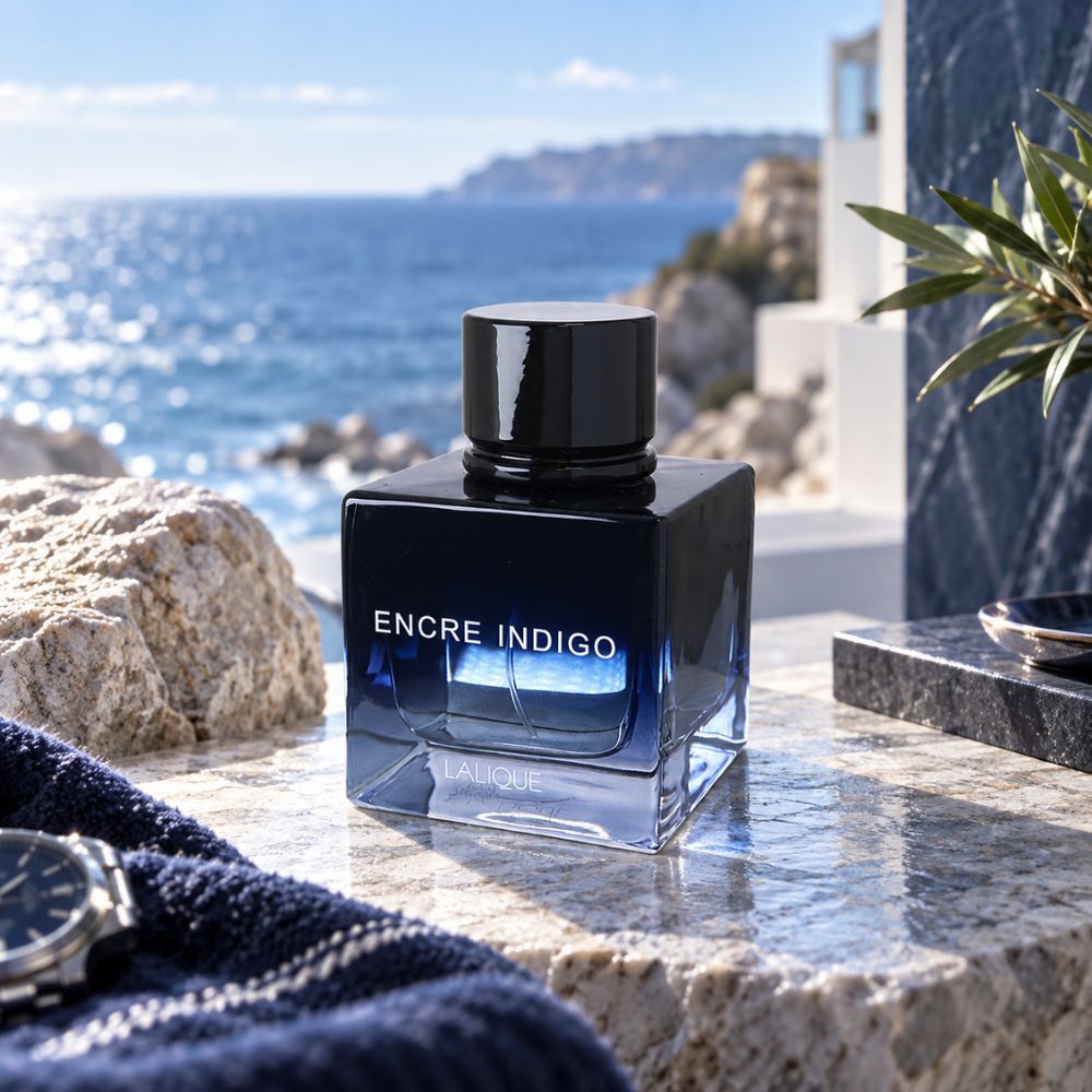 LALIQUE 萊儷 Encre Indigo 沁海墨粹男性淡香精 EDP 100ml TESTER (原廠蓋)