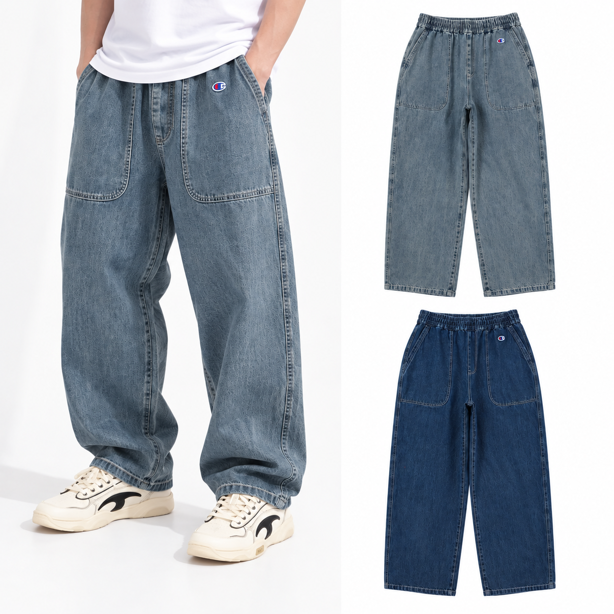 男款-CASUAL 牛仔長褲-2色(C3-D206)