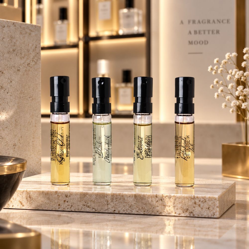 MONTBLANC 萬寶龍 淡香精針管禮盒 4x2ml(黑色大班+墨色廣藿香+極致皮革+星夜沉香)