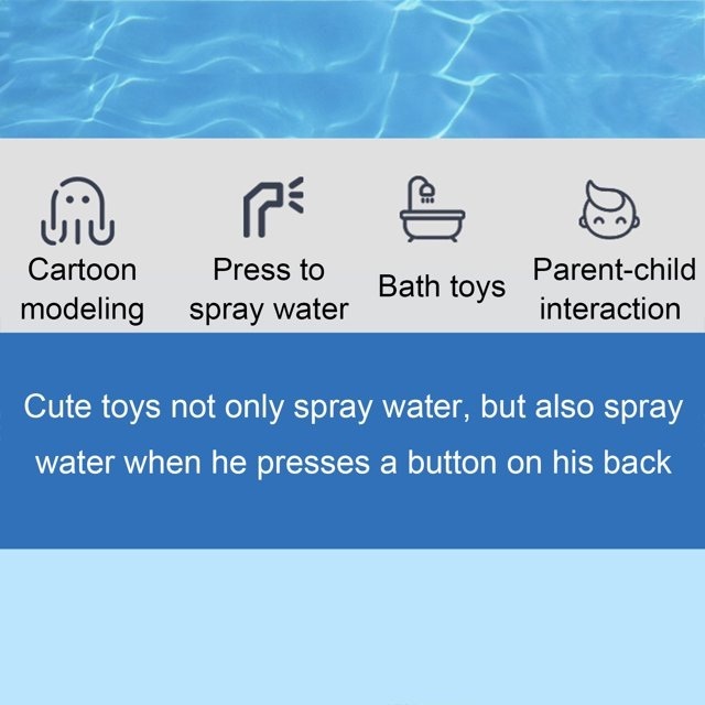 【Nishimatsuya】Whale Fountain Shower Bath Toy (1.5Y+)