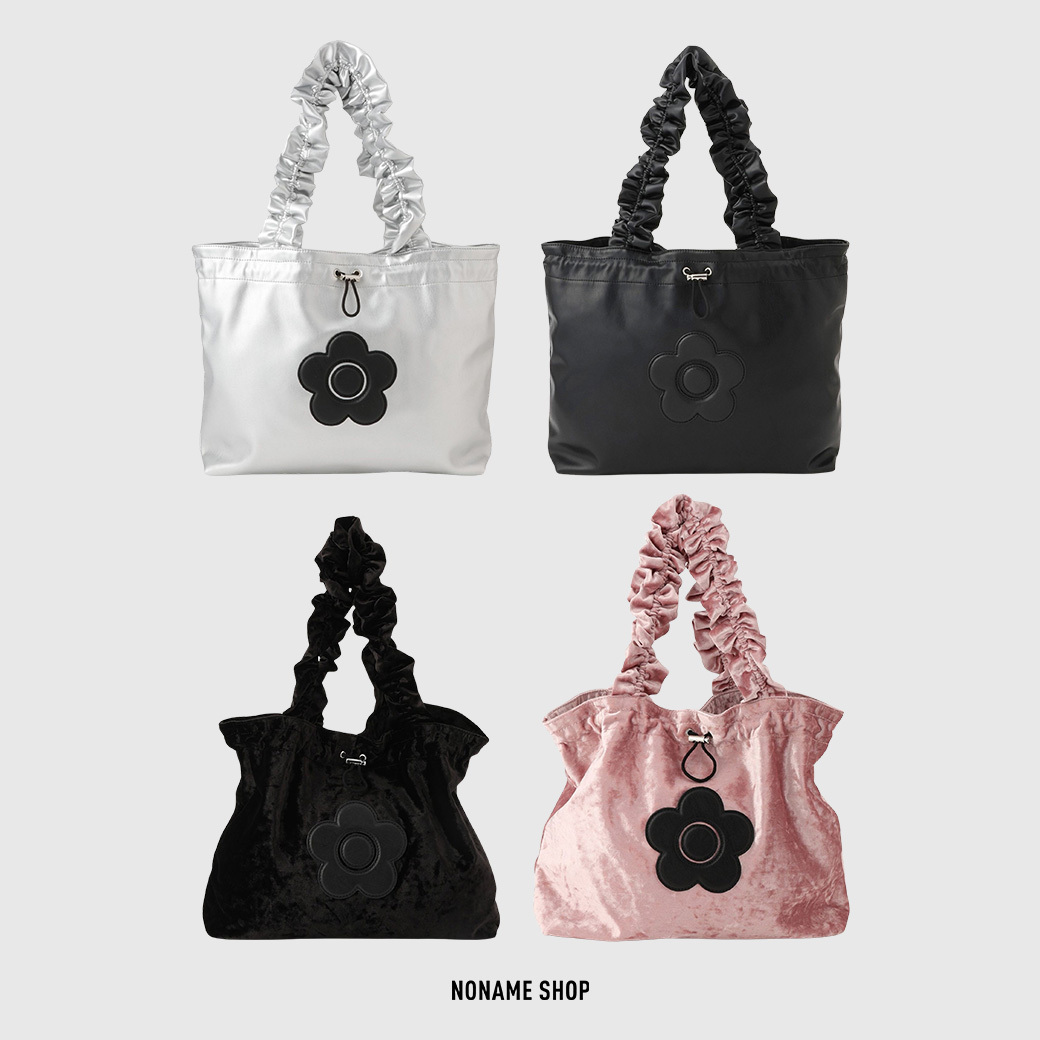 MARY QUANT × VIS 聯名 花花 荷葉邊 把手 手提包/肩背包 兩款