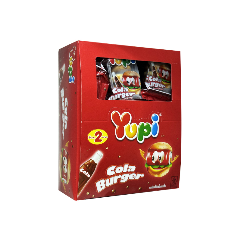 Yupi 可樂味漢堡包橡皮糖 168g [食用日期︰6/2/2028]