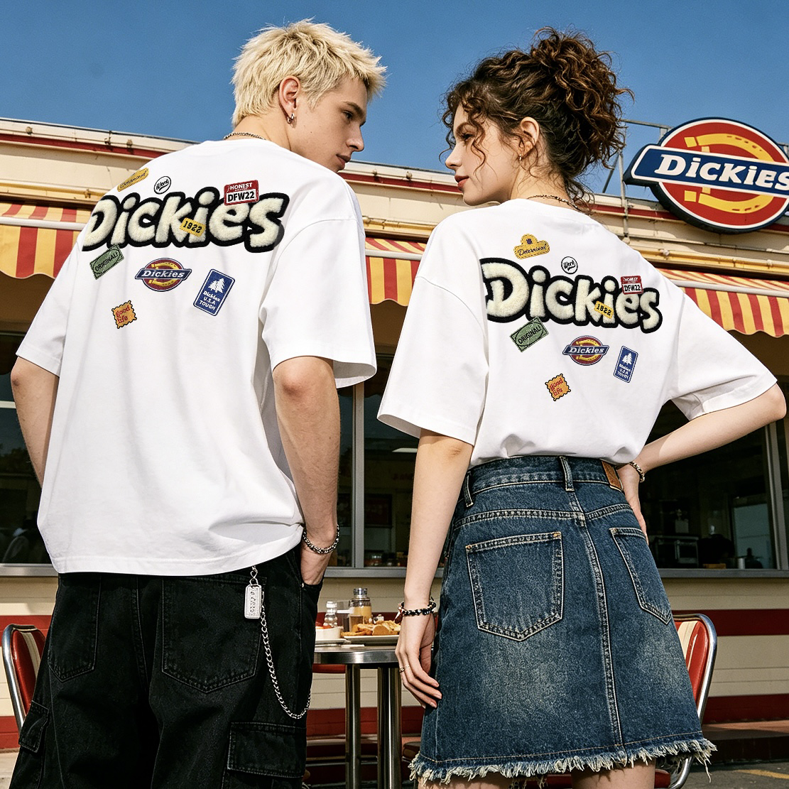 (預購）Dickies 塗鴉風 美式嘻哈 短袖 短T 男女